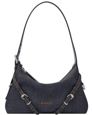 Givenchy Voyou Mini Denim Bag - Blue