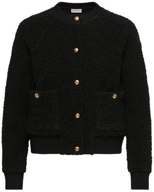 Moncler Cardigan Boutonné - Noir