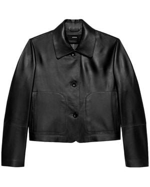 Arma Emy Lamb Leather Jacket - Black