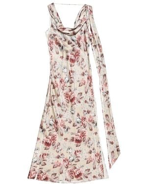 Acne Studios Printed Midi Dress - Pink