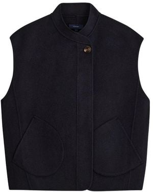 Soeur Adeline Sleeveless Jacket - Blue