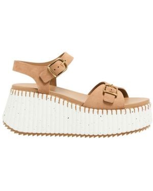 Chloé Sandalen Nama - Mettallic