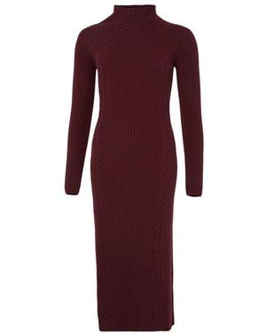 Max Mara Zella Knitted Dress - Purple