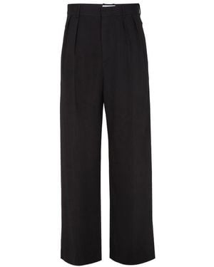 Loewe Wide Leg Pants - Black
