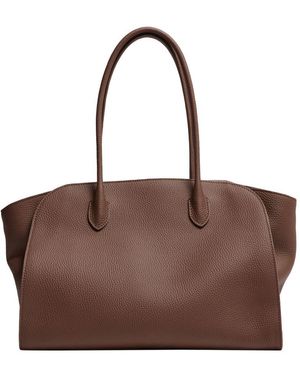 The Row Tote Bag Marlo 14 Aus Leder - Braun