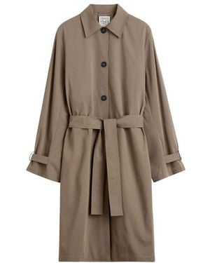 TOTEME Lightweight Spring Trench Coat - Brown