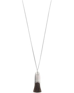 Lemaire Grooming Brush Necklace - Metallic