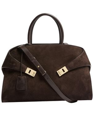 Ferragamo Handtasche Hug - Schwarz