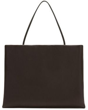 The Row Grand Sac En Cuir Cecily - Noir