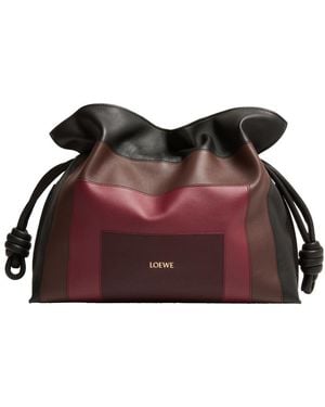 Loewe Medium Flamenco Clutch - Red