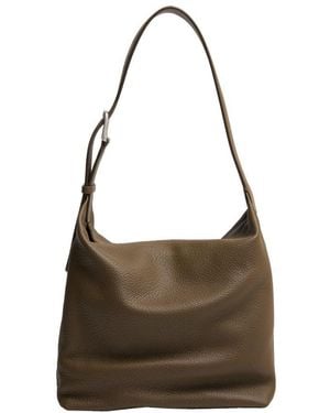 The Row Leder Schultertaschetasche Isa - Braun