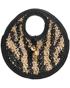 Jacquemus Tasche Le Petit Rond Spiaggia - Schwarz
