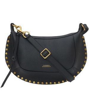 Isabel Marant Oskan Moon Shoulder Bag - Black