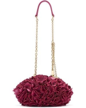Chloé Chloé Plissé Shoulder Bag - Red