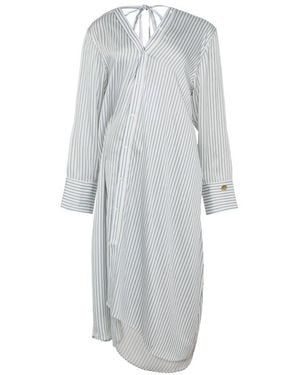 Acne Studios Asymmetrical Shirt Dress - Gray