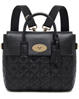Mulberry Cara Delevigne Quilted Backpack - Black