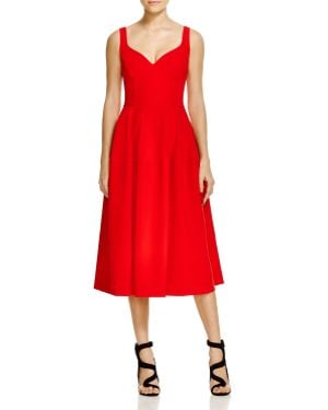JILL Jill Stuart Sweetheart A-line Cocktail Dress - Red