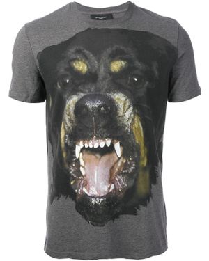 Givenchy Rottweiler Tshirt - Grey