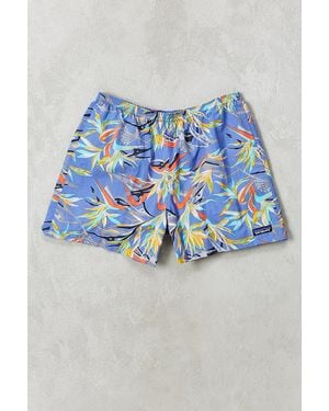 Patagonia Printed 5" Baggies Short - Blue