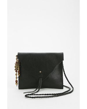 Urban Outfitters Keisha Kalfin Leather Crossbody Bag - Black