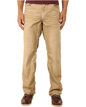 True Religion Ricky Corduroy Super T In Beachwood - Brown