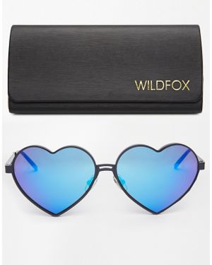 Wildfox Lolita Deluxe Heart Sunglasses - Black