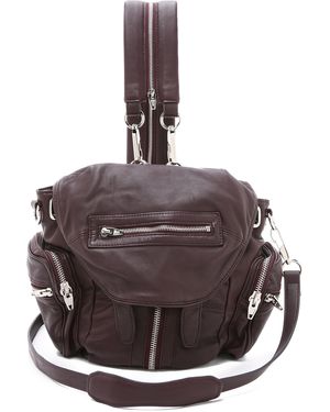 Alexander Wang Mini Marti Backpack - Oxblood - Brown