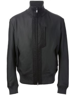 Y-3 High Collar Bomber Jacket - Black