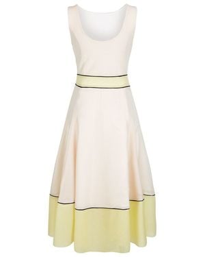 Maje Raining Mesh Dress - Yellow