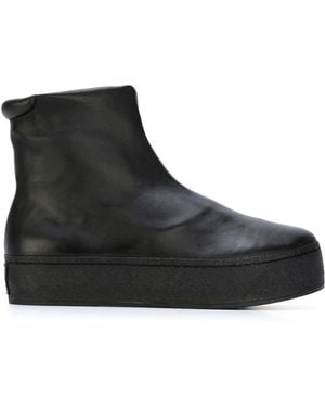 Opening Ceremony Flatform Ankle Boots - Black