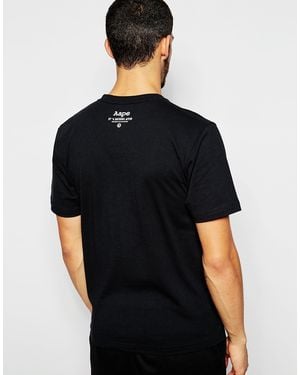 Aape By A Bathing Ape T-shirt With Logo - Black