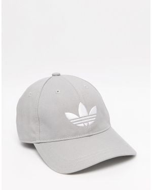 adidas Originals Trefoil Cap In Grey