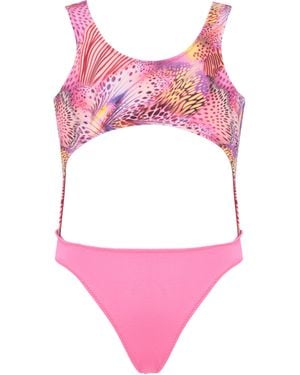 4giveness Costume Intero Cut Oblo' Frontale - Pink