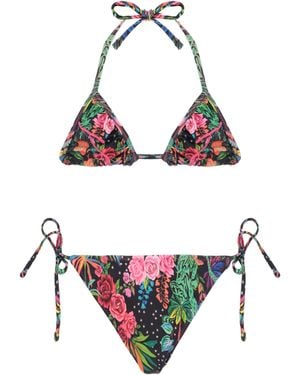 4giveness Bikini Triancolo Con Lacci - White