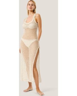 4giveness Abito Lungo Natural Mesh