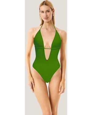 4giveness Costume Intero Ribs Colors - Green