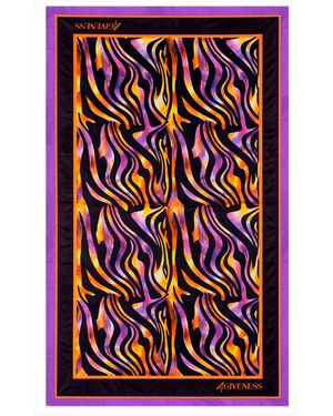 4giveness Telo Mare Hypnotic Zebra - Red