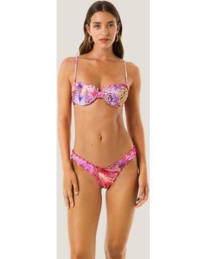 4giveness Bikini Balconcino Butterfly - Rosso