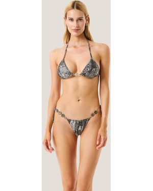 4giveness Bikini Triangolo Animalier Resort - Multicolor