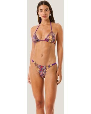 4giveness Triangolo Insaccato + Slip Con Anelli Vita Congo - Multicolor