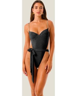 4giveness Costume Intero Glam Lurex Resort - Multicolor