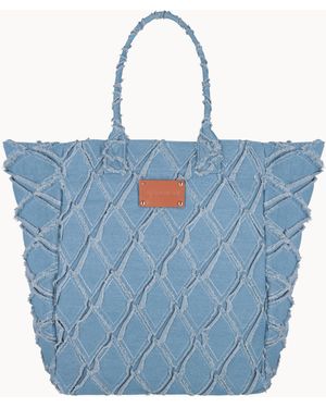 4giveness Bag Decostruita Con Manico - Blue
