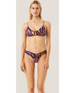 4giveness Top A "U" E Slip A "V" Hypnotic Zebra - Multicolor