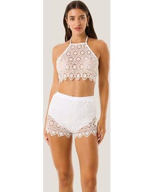 4giveness Short Macrame' Preppy - White
