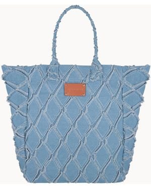 4giveness Bag Decostruita Con Manico - Blue