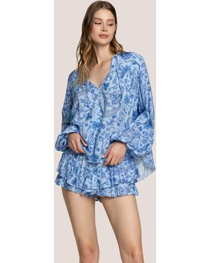 4giveness Blusa Antibes - Blue