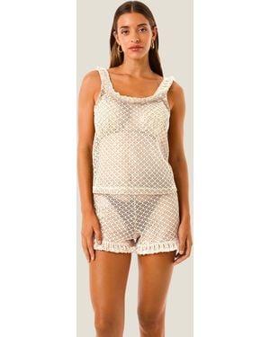 4giveness Short Natural Mesh - White