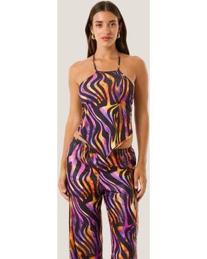 4giveness Top Hypnotic Zebra - Red