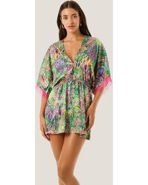 4giveness Abito Scollo Karma Soul - Green