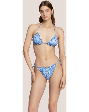 4giveness Triangolo E Slip Sbambolati Antibes - Blu